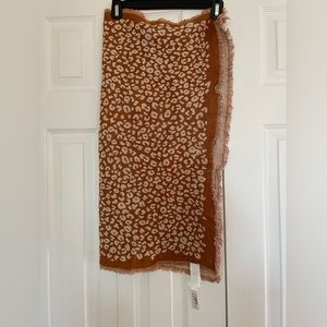 New Madewell scarf bandanna, with tags, tan